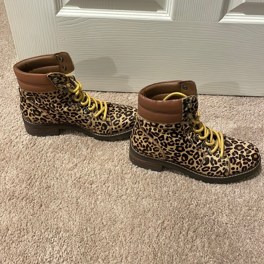 Cheetah boots, Sam Edelman